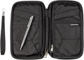 Passport Holder Family up to 6 Passports, Large Passport Wallet and Premium Travel Document Holder Organizer with RFID Anti-Theft Blocking - Black