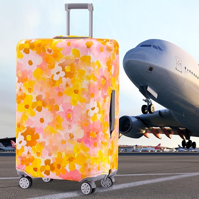 Travelkin Luggage Covers For Suitcase Tsa Approved,Suitcase Cover Protector Fit 26-28 Inch Luggage