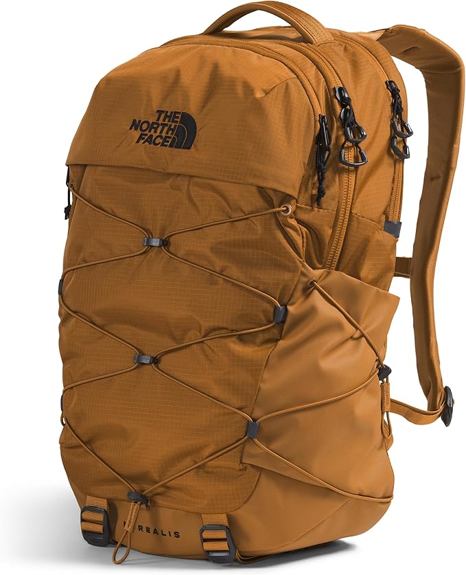 THE NORTH FACE Borealis Commuter Laptop Backpack | Water Repellent Finish, 16" Laptop Sleeve, Large Main Compartment for Everyday Carry, Timber Tan/TNF Black, One Size