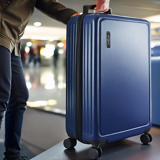 28 Inch Luggage with Spinner Wheels, Hard Shell Suitcase with TSA Locks for Luggage, Travel Large Suitcase, Expandable Hard Shell Suitcases, Navy