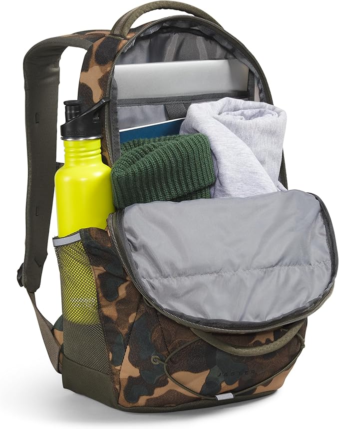 The North Face Jester Everyday Laptop Backpack, Utility Brown Camo Texture Print/New Taupe Green, One Size