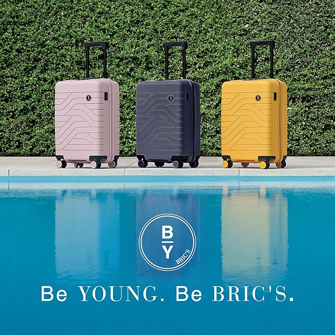 Bric's 30" Expandable Spinner Suitcase - Travel Luggage with TSA-Approved Lock and Hard Shell Exterior - B|Y Ulisse - Mango