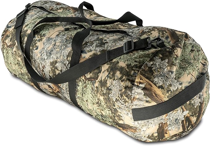 North Star Sports Foldable Duffle Bag for Travel, Gym & Outdoor Camping | Tough and Packable Sport Equipment Bag & Gear Organizer | Heavy Duty Large Duffel Bags for Traveling