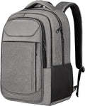 Business Laptop Backpack, 15.6 Inch Travel Laptop Bag, Water Resistant Durble Slim Casual College School Travel Computer Nurse Work Bag Gift for Men & Women, Grey