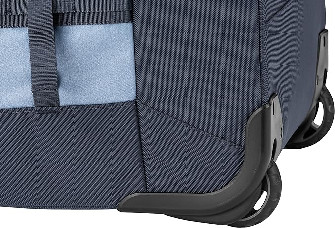 Eagle Creek Cargo Hauler XT Wheeled Duffel - Wheeled Backpack Duffel - Deployable Backpack Straps - Lockable U-Lid & Easy Access Compartment - 32" - Glacier Blue