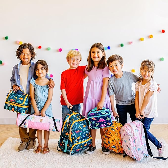 Wildkin Kids Insulated Lunch Box – Durable and Reusable for School & Travel - Peace Signs
